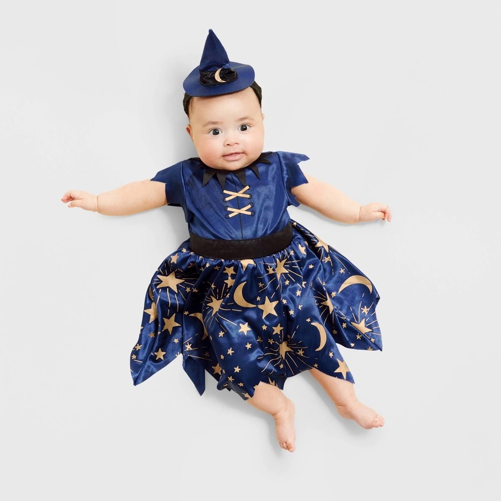 HYDE & EEK! MOONLIGHT WITCH GIRL COSTUME- SIZE 12M - 18M (NEW WITH TAGS)